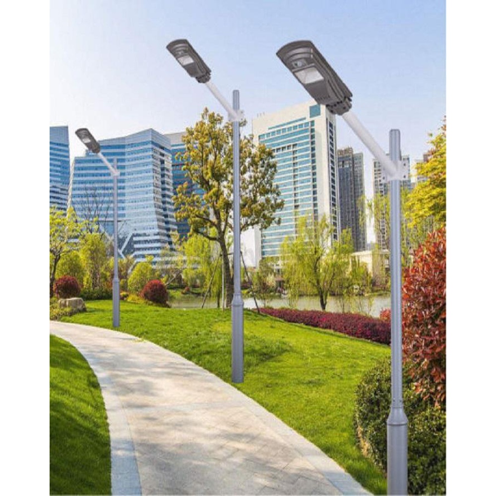 20W Led Solar Powered Outdoor Wall Street Light Pir Motion Sensor Gate Lamp