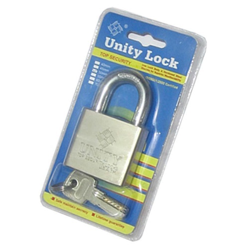 60mm High Quality With 3 Keys Padlock – Silver