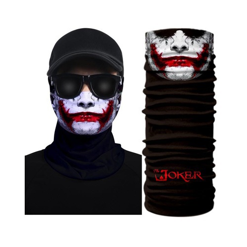 Joker Tube Shaped Face Mask Bandana