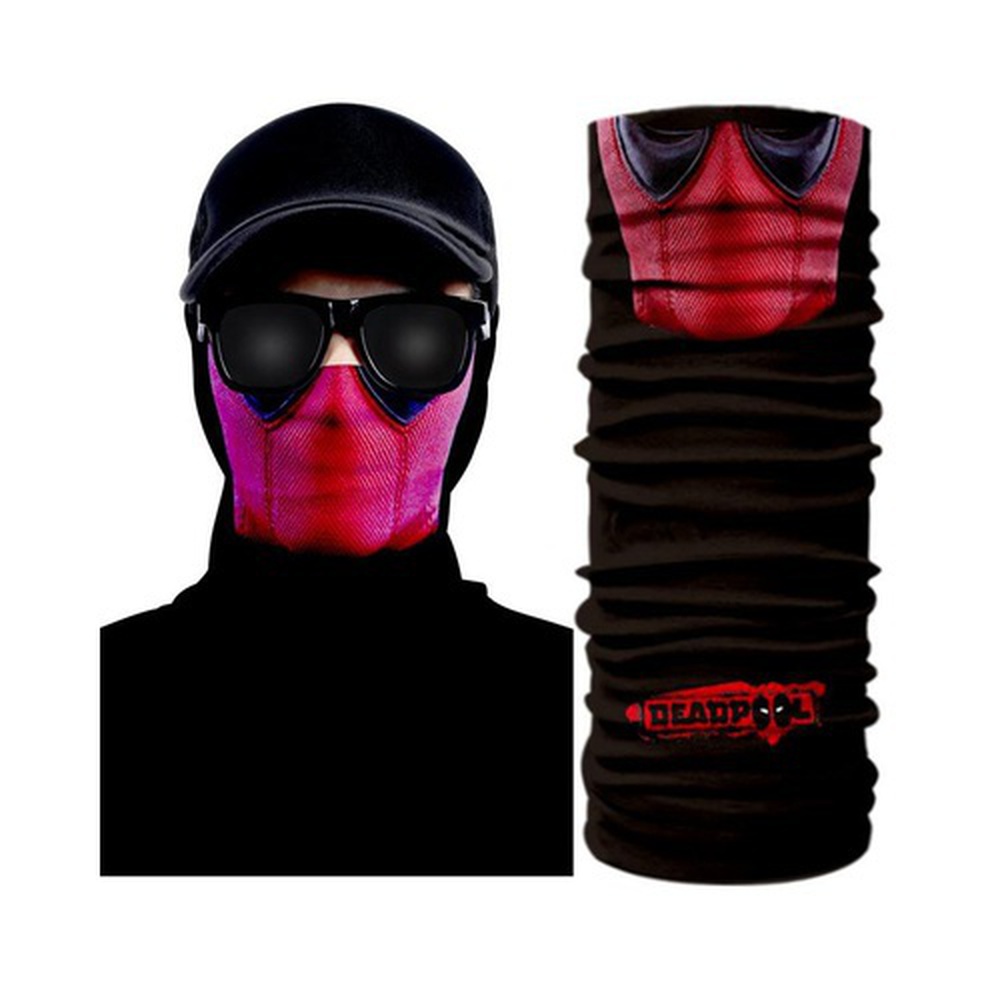 Deadpool Tube Shaped Face Mask Bandana