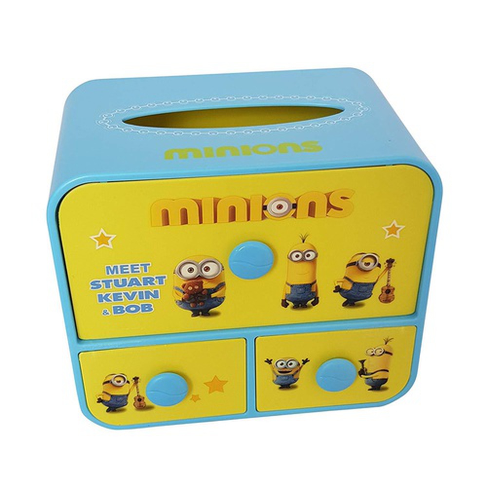 Minions Tissue Paper Box with Drawers