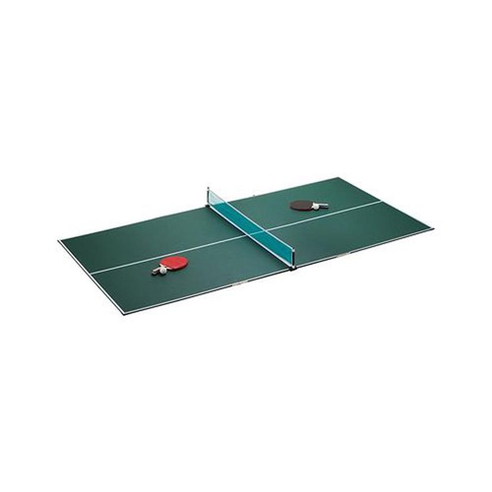 Complete Set of Table Tennis with Foldable Table, Rackets, Net and balls - Blue - Standard 