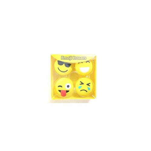Set Of 4 – Emoji Eraser For Kids
