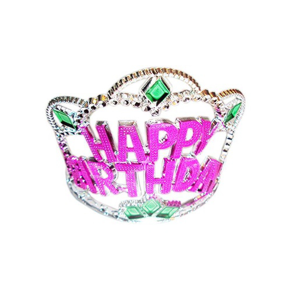 Party Supplies -Princess Happy Birthday Crown/Tiara – Multi