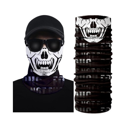 Skulll Design Tube Shaped Face Mask Bandana