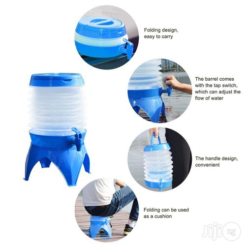 Collapsible Beverage Dispenser 3.5L Best for Camping Light Weight Foldable Water Cooler
