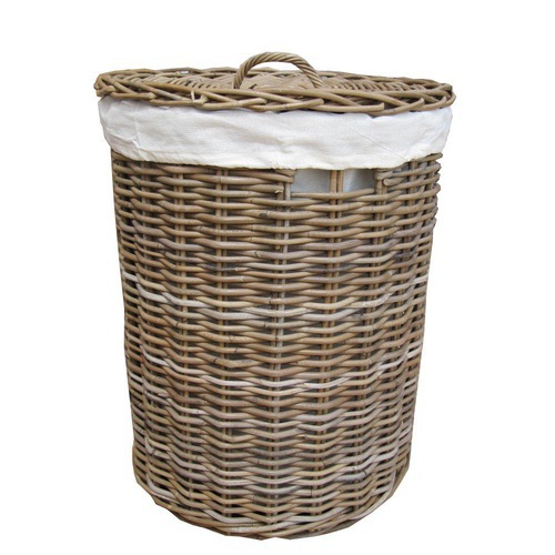 Rattan Round Laundry Basket