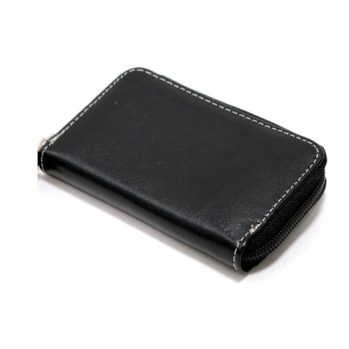Women Faux Leather Mini Wallet Purse – Black