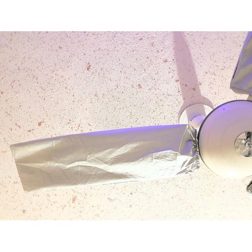 Ceiling Fan Blades Cover - Dust Proof - Silver