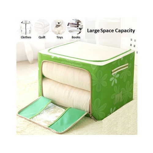 66L Foldable Clothes Organizer with Steel Frame