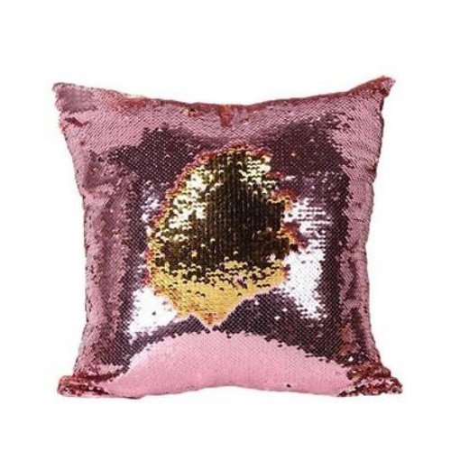 Reversible Mermaid Magic Pillow Without Filling – Pink & Golden