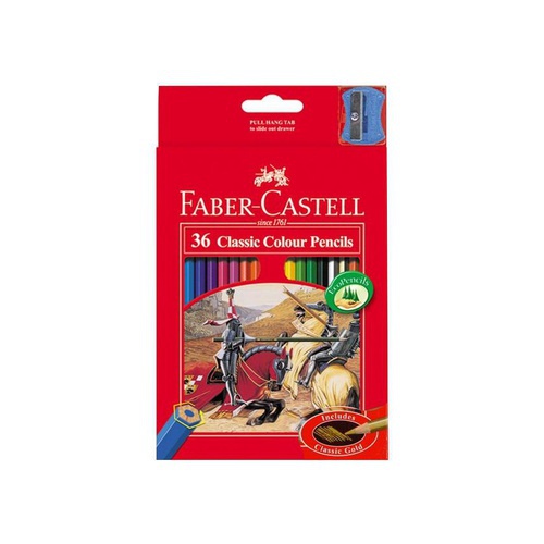 Faber-Castell Classic Color Pencils – 36-Color Set