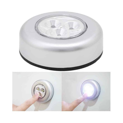 Battery Operated Stick-On Tap on Under Cabinet LED Light