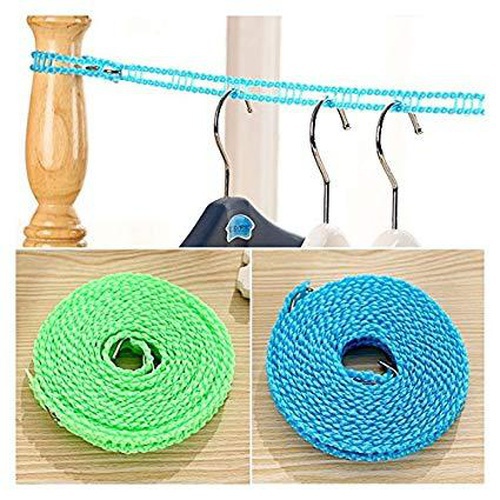Pack of 2 - Plastic Cloth Hanging Rope Clothesline