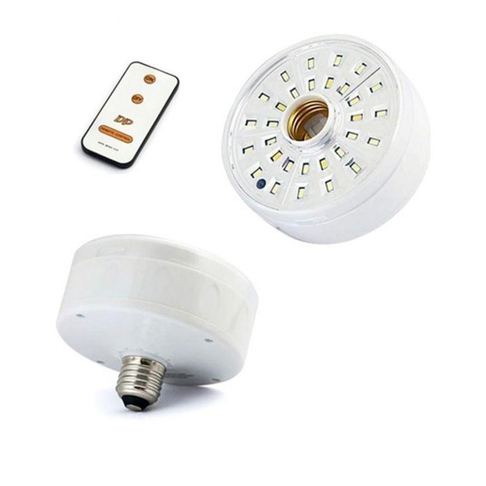 LED Remote Control with Rechargeable Light - White