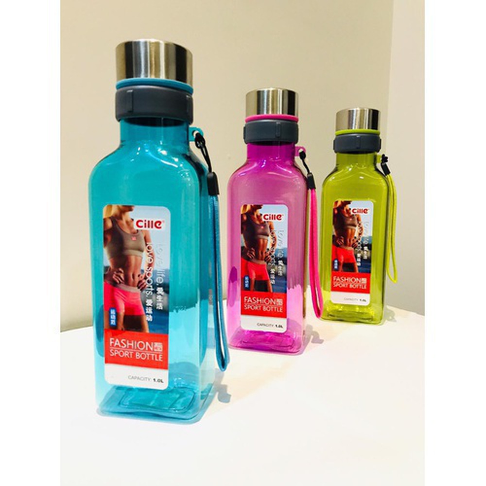 Unbreakable Stylish Plastic Bottle Carry Handle Leak Proof Bottle