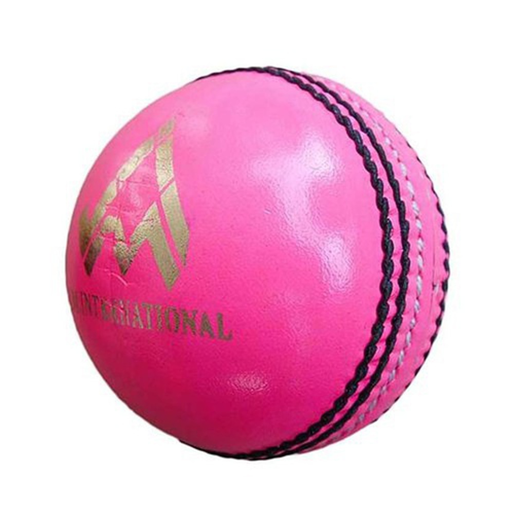 Pack of 2 - Indoor Rubber Cricket Balls - Pink - 100gm - Free