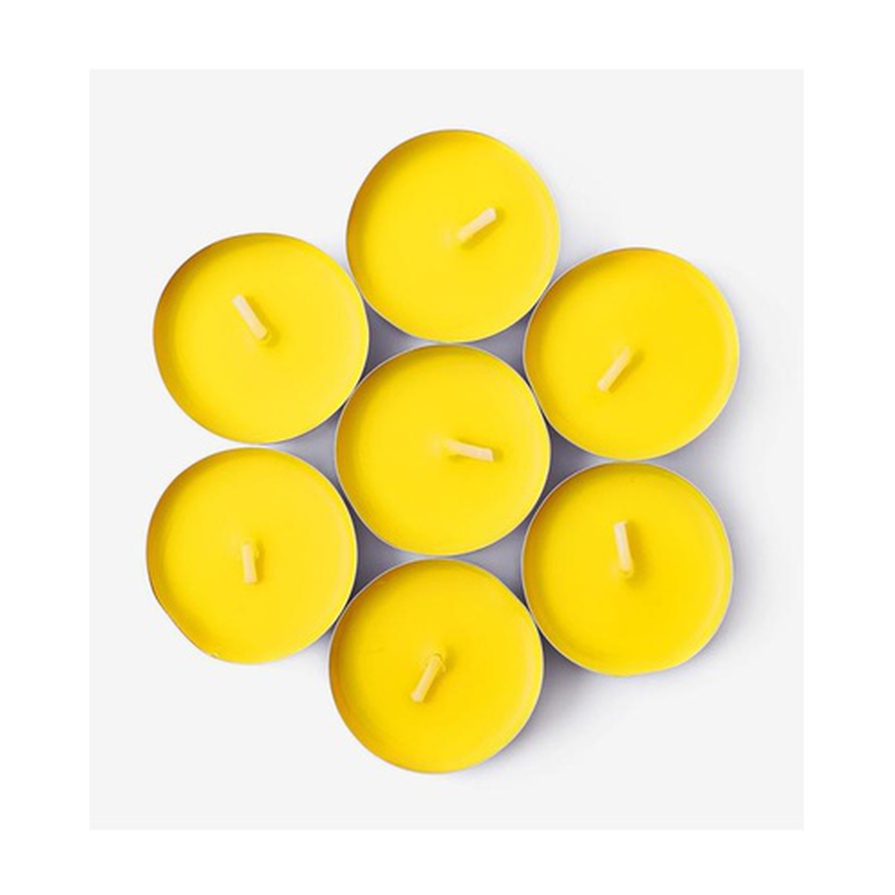 Pack of 8 – Scented Tealight Candles – Yellow