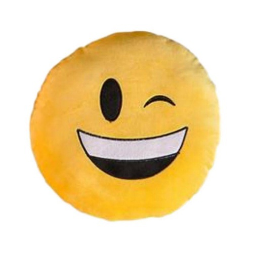 Wink Emoji Cushion