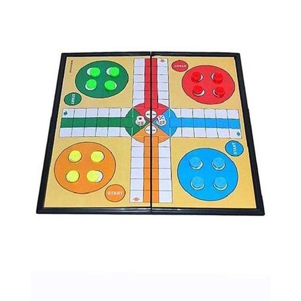 The Mind Challenge Magnetic Ludo Travel Board Game Classic Ludo Set Strategy Fun Game
