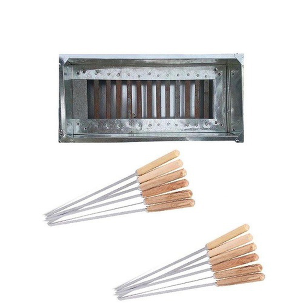 Pack of 13 - BBQ Grill with Free Skewers