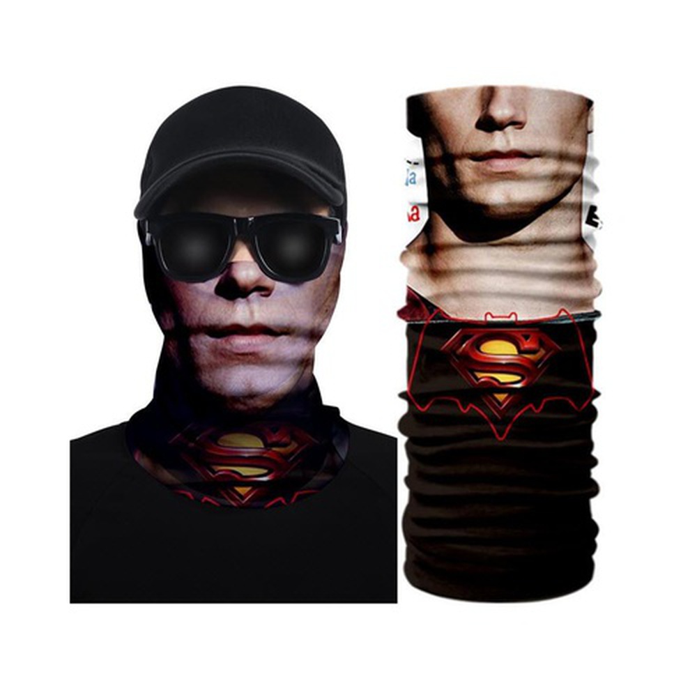 Superman Tube Shaped Face Mask Bandana