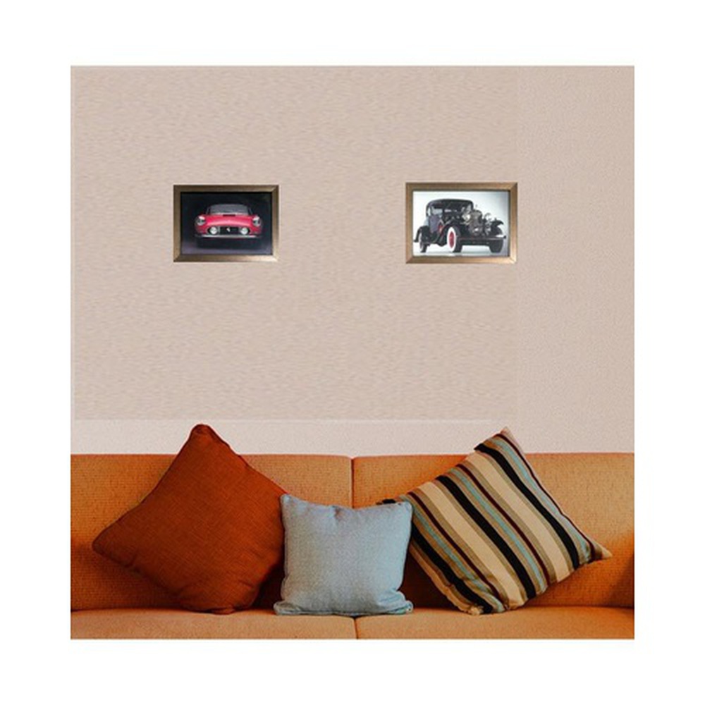 Set of 2 – Assorted Vintage Cars Framed Photos