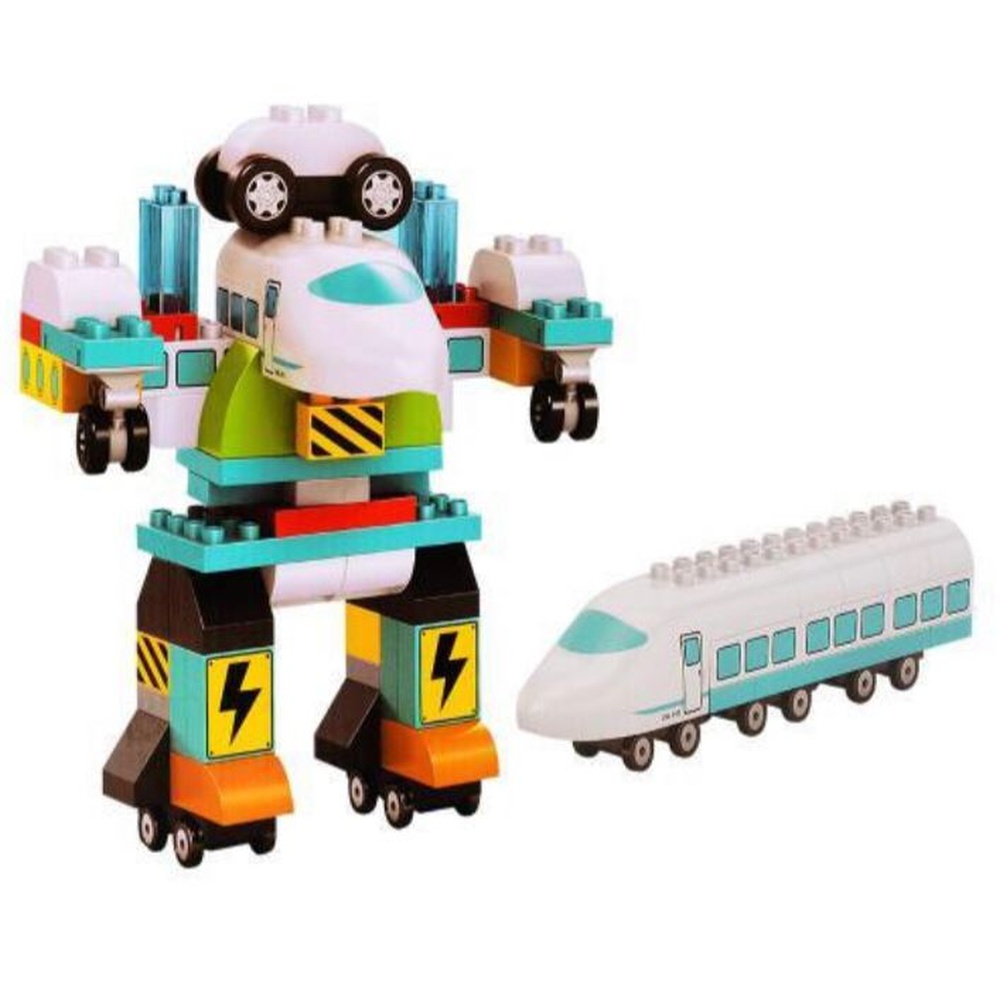 Blocks Space Deformation Robot: Bullet Train 71 Pcs# 5351
