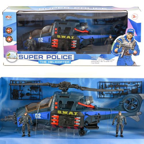 Police Pulley Helicopter Aircraft Set item no 911-129