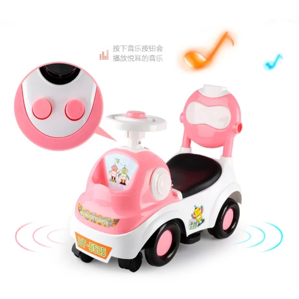 Multifunctional Baby Car Music Universal Wheel With Dinner Plate #HT-5525