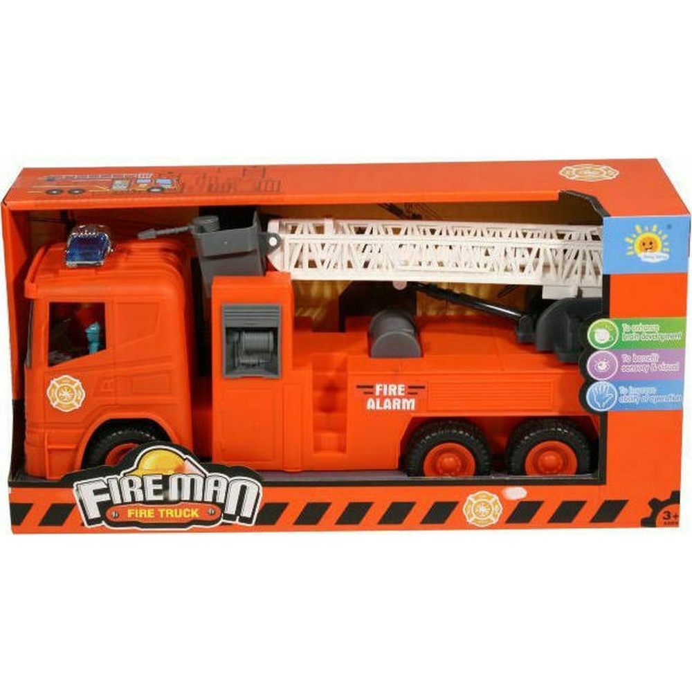 Fire Man Fire Truck Toy #0510-1