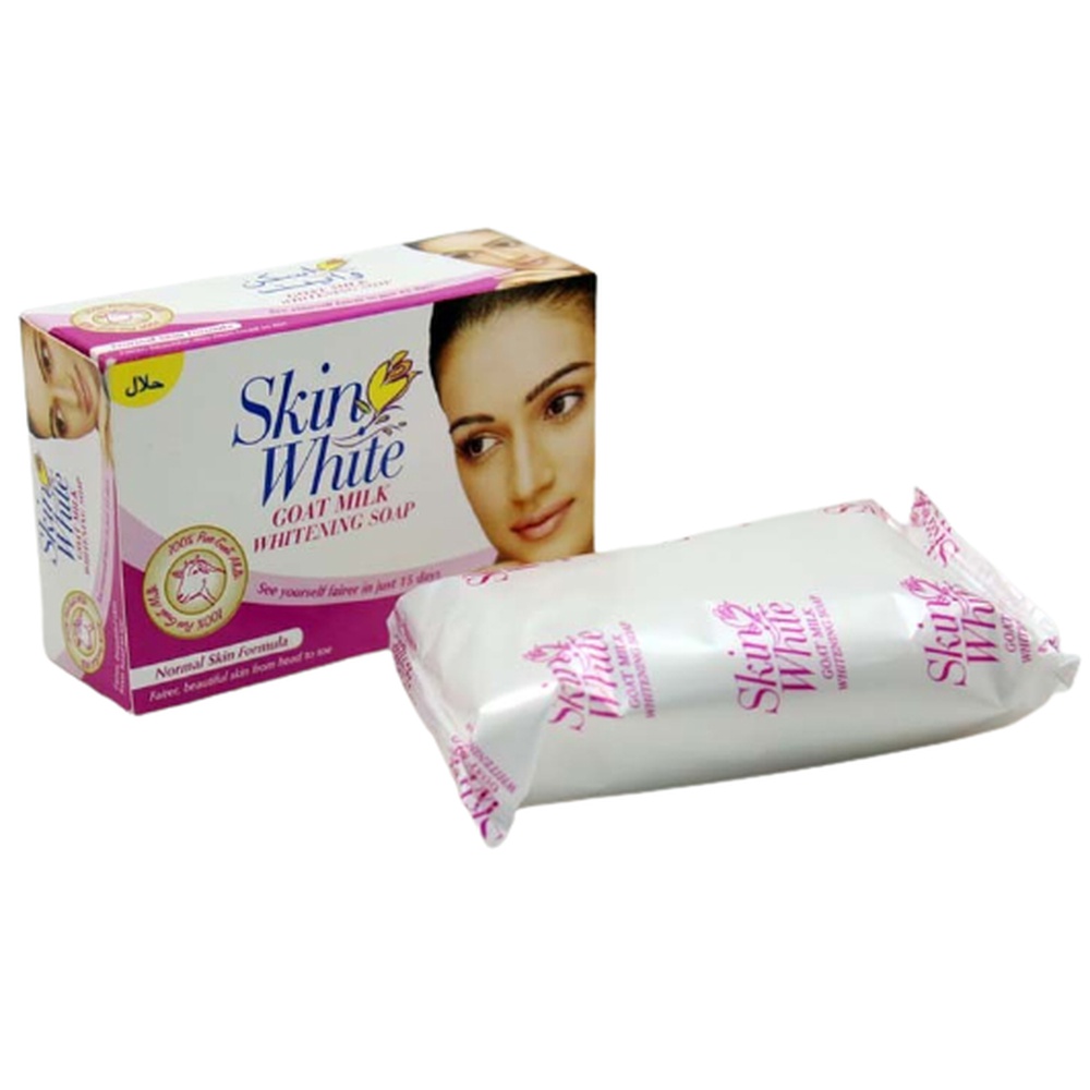 Skin white Goat milk whitening soap(pack of 3)