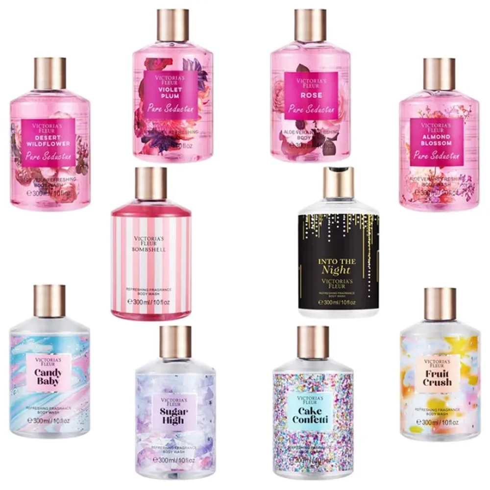 Victoria's Fleur Sugar High Fragrance Body Wash 300ml Shower Gel