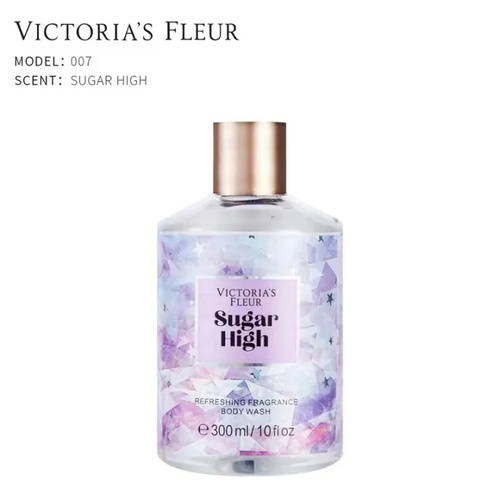 Victoria's Fleur Sugar High Fragrance Body Wash 300ml Shower Gel