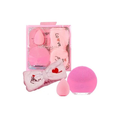 Coffret Headband & Facial Cleansing Device Rose clair - Noor Alazawi