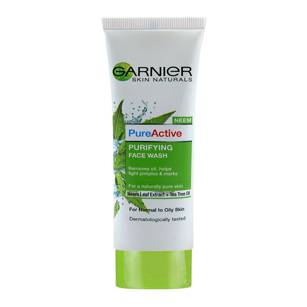 Garnier Skin Active Pure Active Neem Purifying Face Wash, For Normal To Oily Skin, (50ml)