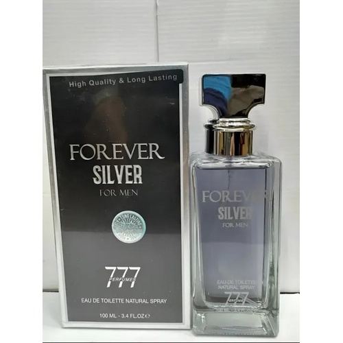 Forever Silver For Men 777 Perfumes for men (100ml)