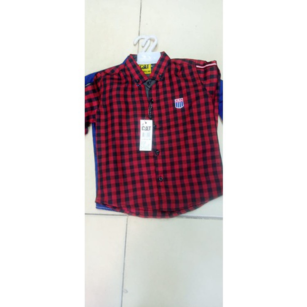 Kid's Cotton Checkered Shirt