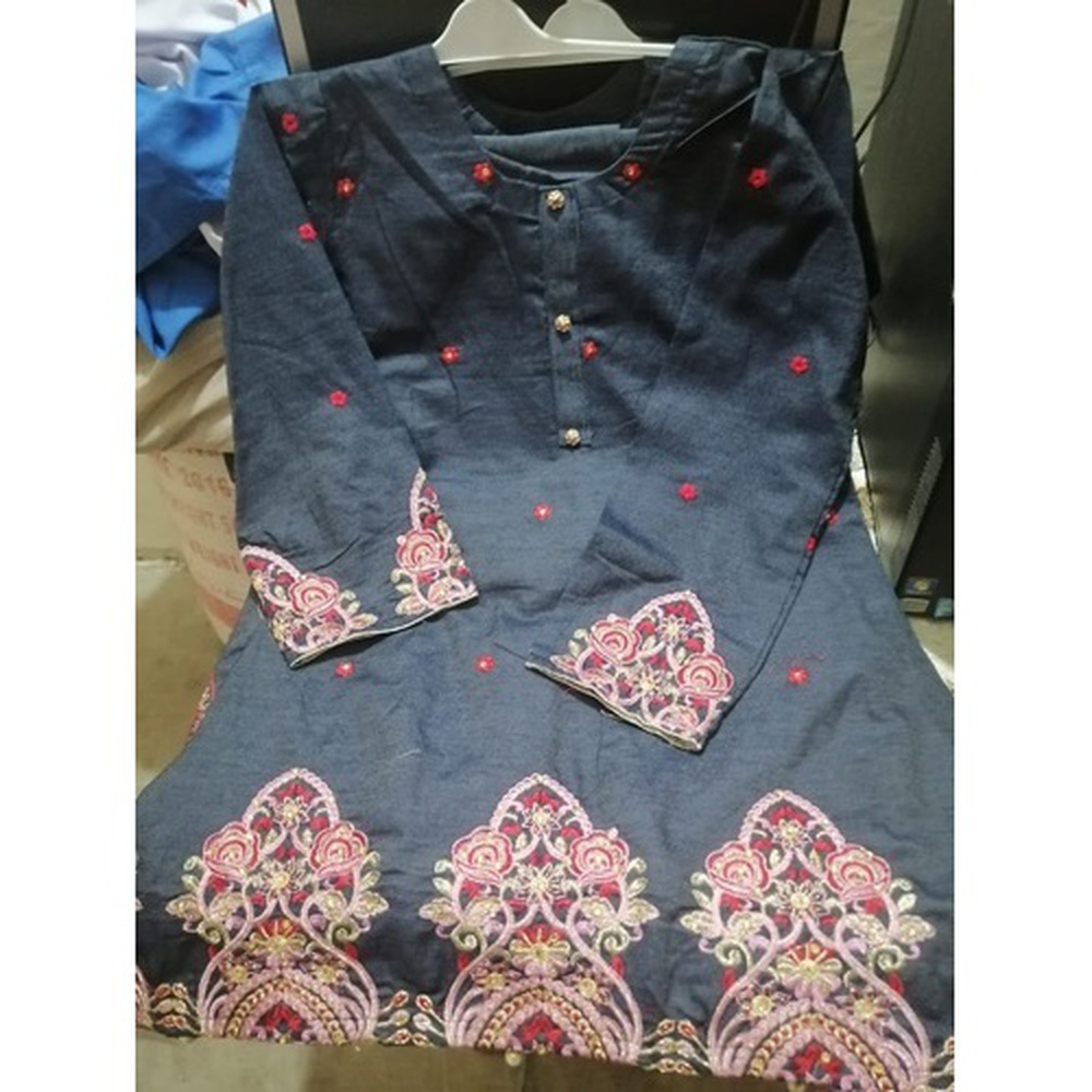 Kid denim dress