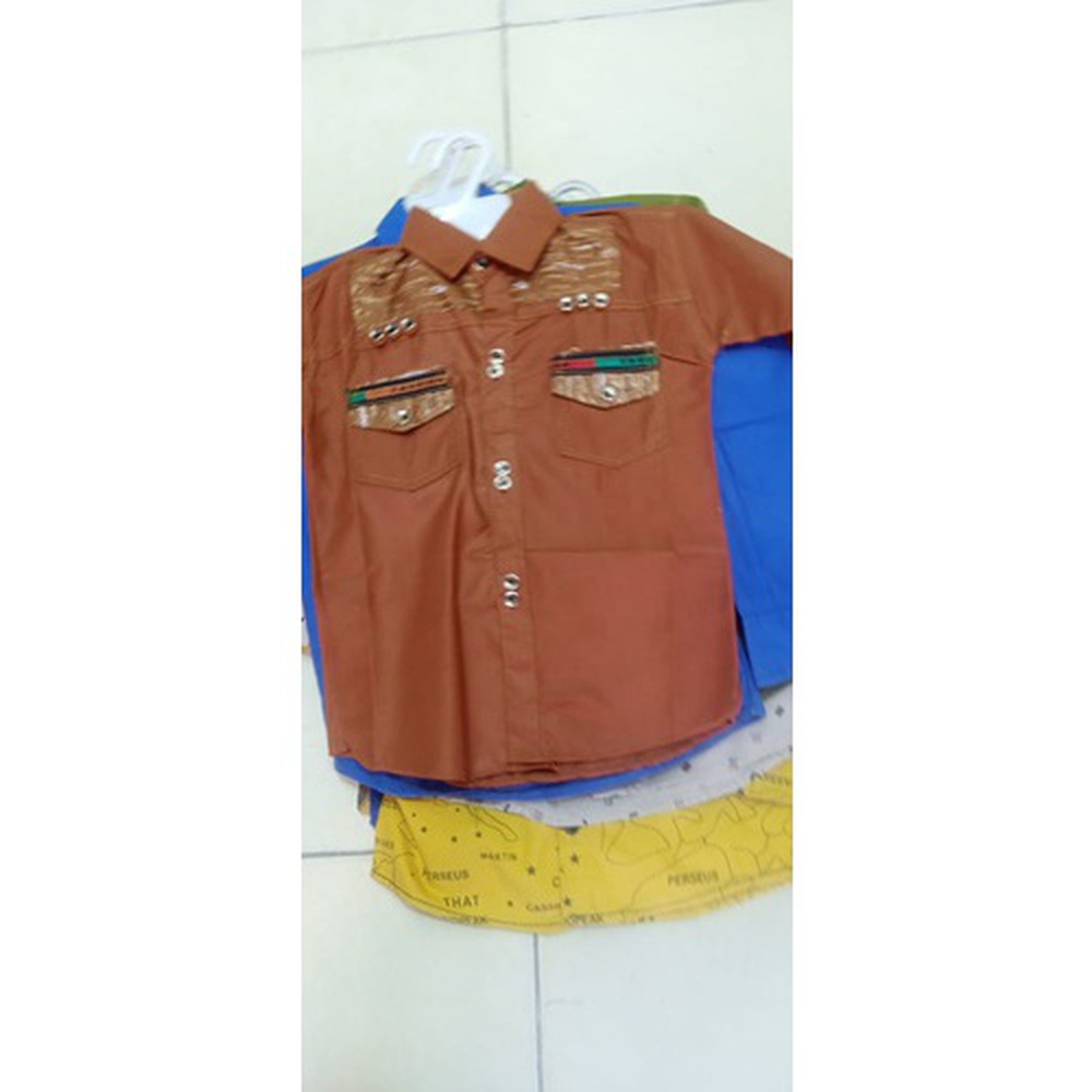 Cotton regular wear kids shirts