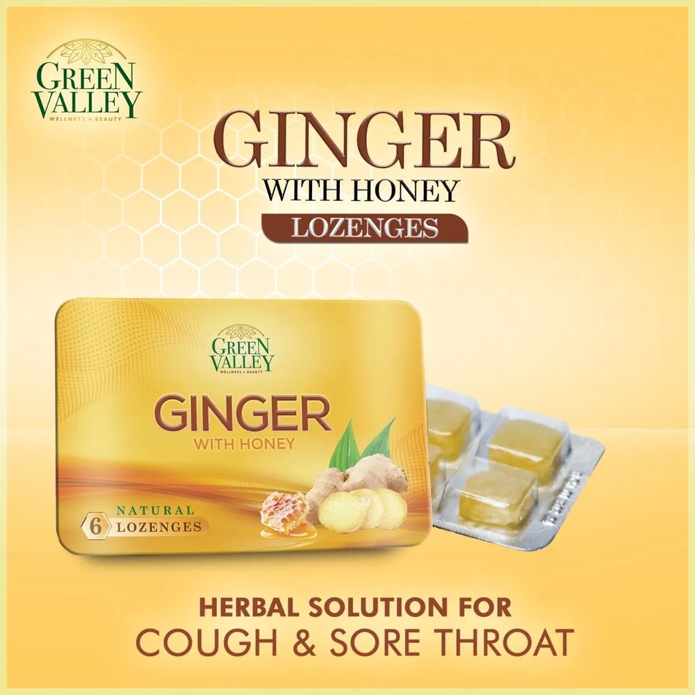 Ginger Lozenges - Pack of 10 Strips