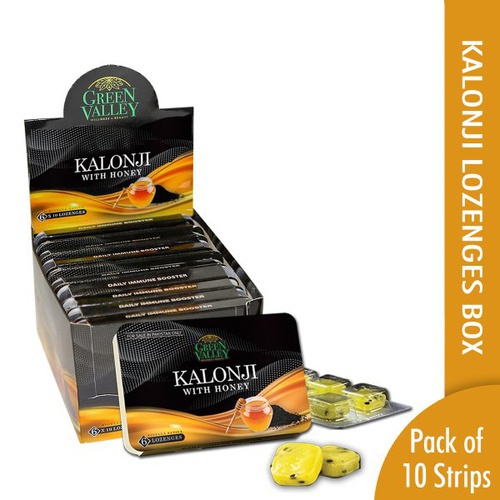 (Blackseed) Kalonji with Honey Lozenges - Pack of 10 strips