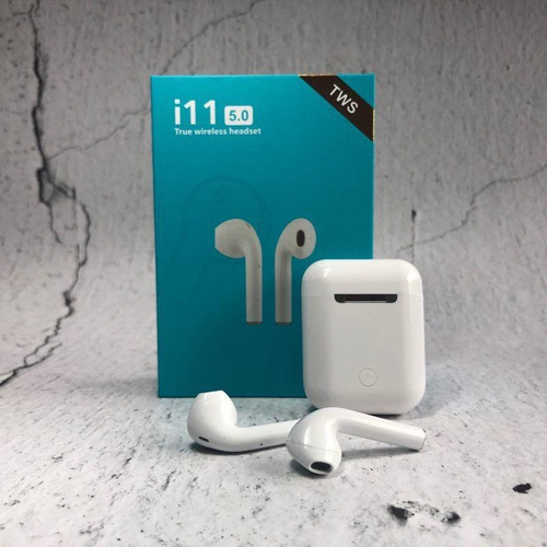 White Earbuds i11 tws Wireless Sensor Bluetooth Airpods