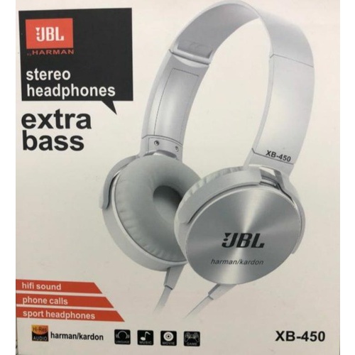 JBL XB-450 with 3.5mm headphone jack On-Ear Headphones