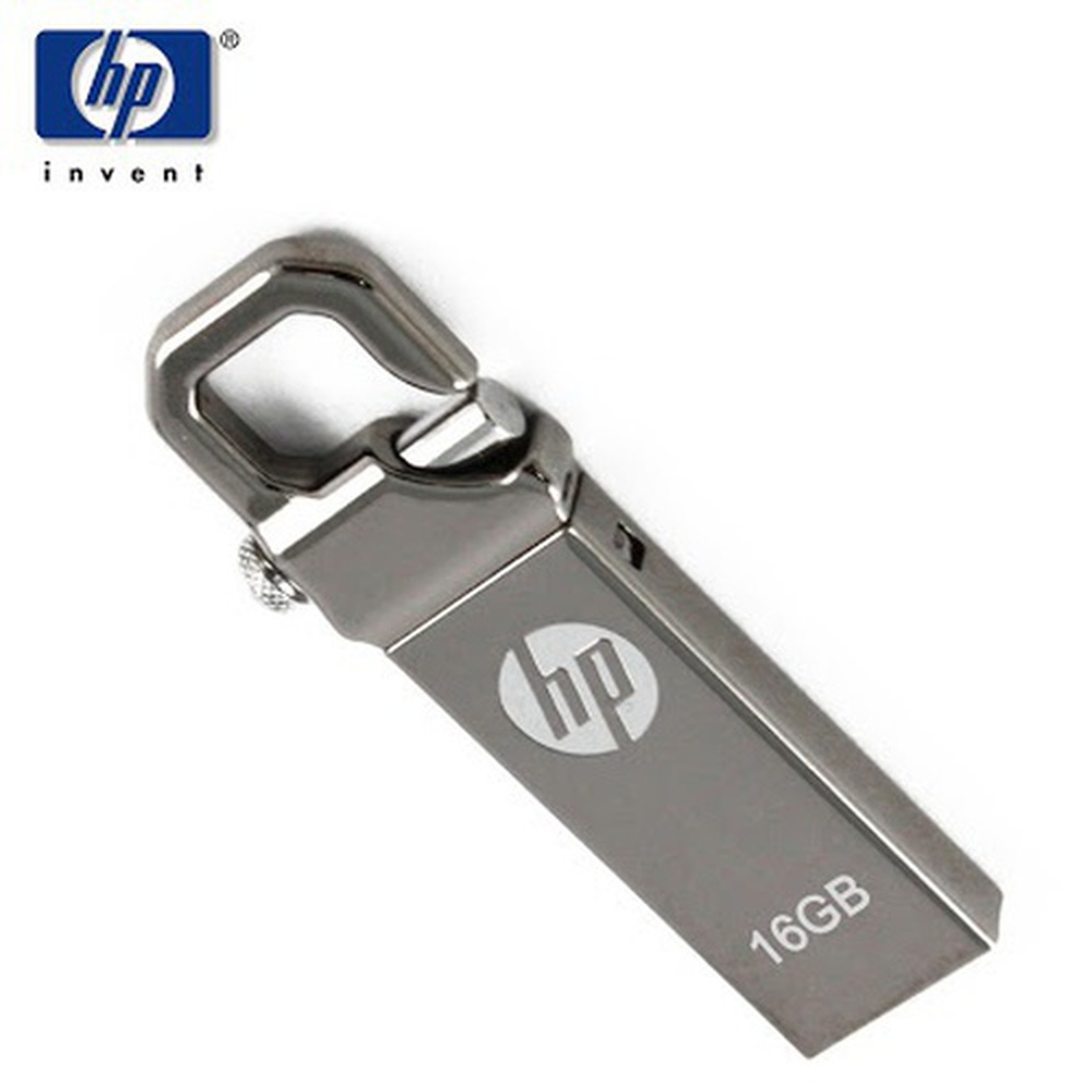 16 Gb Metal USB 2.0/3.0 Original Hp flash drive - Silver