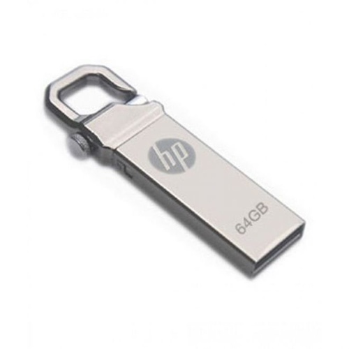64 Gb Metal USB 2.0/3.0 Original Hp flash drive - Silver