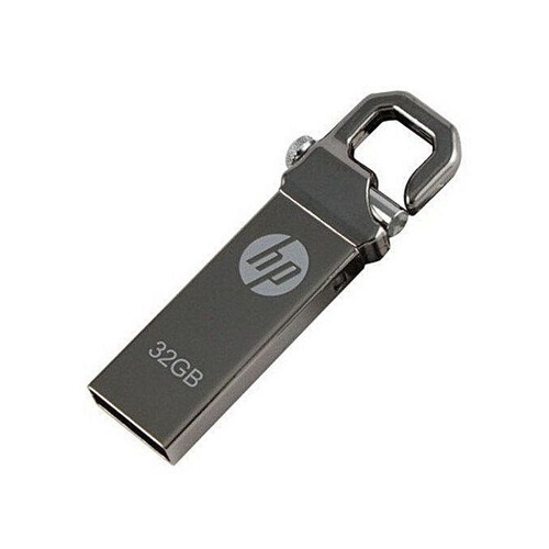 32 Gb Metal USB 2.0/3.0 Original Hp flash drive - Silver