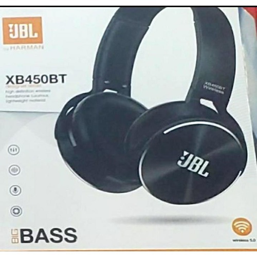 JBL 450BT Wireless On-Ear Headphones with Built-in Remote and Microphone color : Black