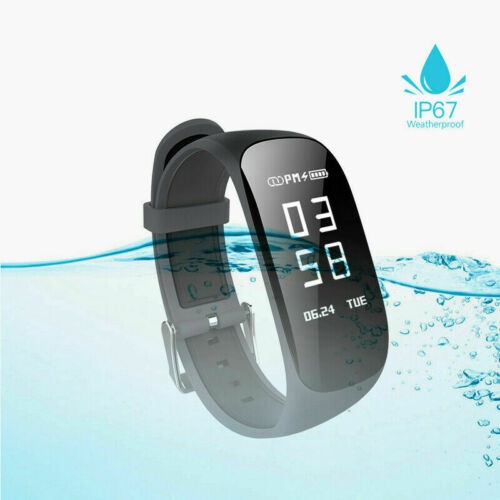 Z17 HR Smart Watch 6 Bracelet Heart Rate Sports Fitness Tracker Sleep Monitor color : Black