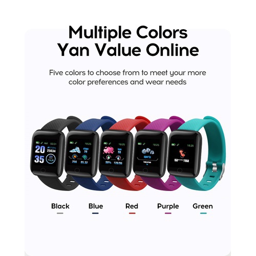 Blood Pressure Heart Rate Monitor D13 watch smart bracelet size : Wholesale x 10 pc